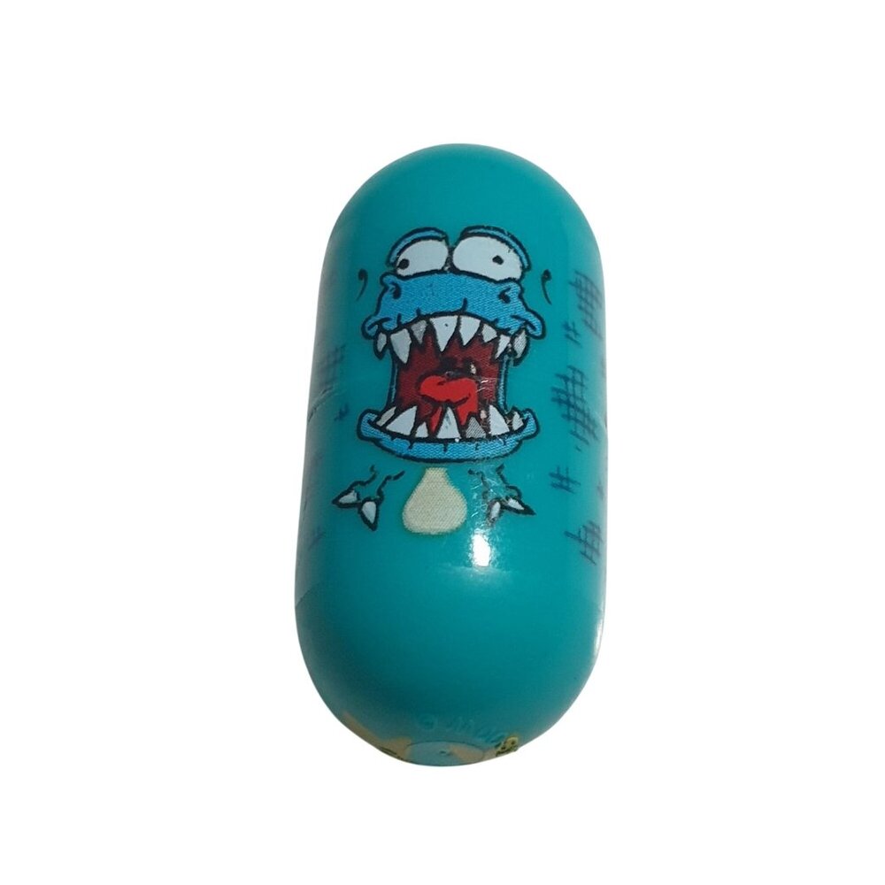 Mighty Beanz T Rex Bean Series 2 2003 Collectible Toy Moose Blue Kid Collection